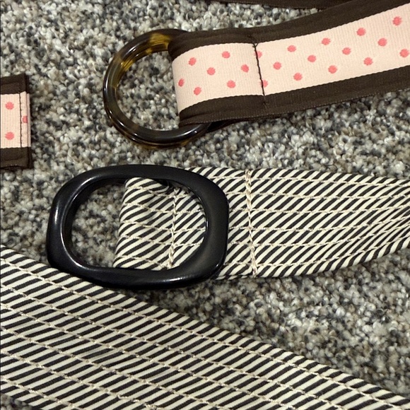 J. Crew Lot of 2 Fabric Cloth Preppy Cottagecore Boho Belts Size S/M - Picture 5 of 8